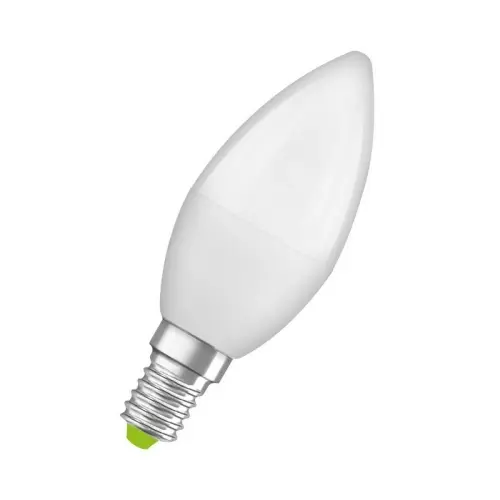 LED žárovka E14 LEDVANCE CL B FR RECYCLED 4,9W (40W) teplá bílá (2700K) svíčka