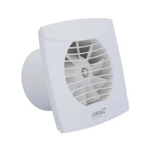 CATA UC-10 TH koupelnový ventilátor axiální s automatem, 8W, potrubí 100, bílá 01200200