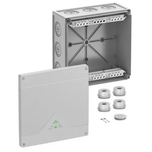 Krabice Spelsberg Abox 350-35 se svorkovnicí 1x5x35mm2 IP55/IP66 šedá 252x252x120mm 83542001