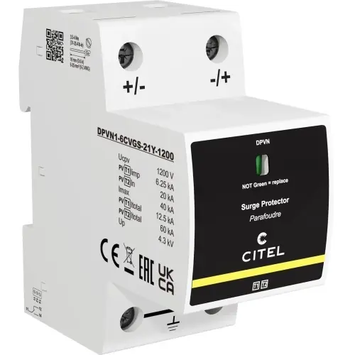 Svodič přepětí pro fotovoltaické systémy CITEL DPVN1-6CVGS-21Y-1200