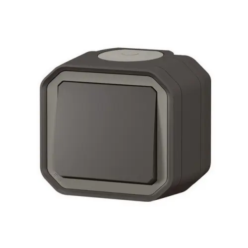 Legrand Plexo IP55 venkovní vypínač č.6 antracit komplet pro povrchovou montáž 069761L