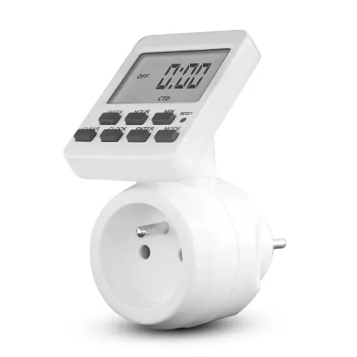 Spínací zásuvka/spínací hodiny ELEKTROBOCK ZSD 15 týdenní digitální