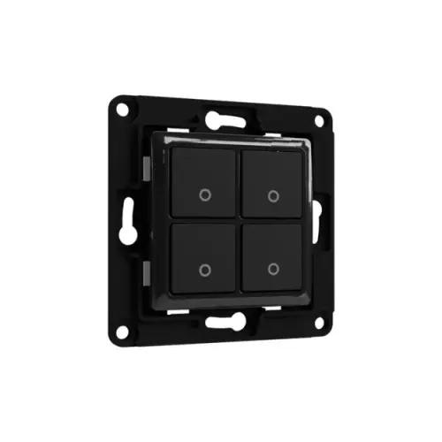 Shelly wall switch 4 button (Black)