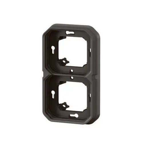 Legrand Plexo IP55 dvojrámeček pro zapuštěnou montáž antracit 069607L