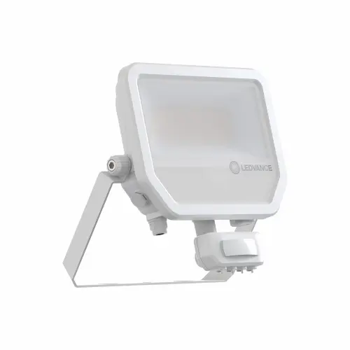 LED reflektor s pohybovým čidlem LEDVANCE FLOODLIGHT bílý SENSOR 41W/27W 6000/4000lm 4000K neutrální bílá IP65
