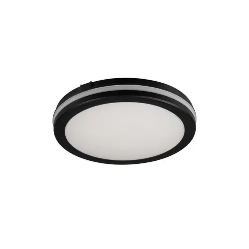 LED svítidlo Kanlux BENO ECO 12W CCT O B černé 12W 3000K/4000K/6500K IP65 38381