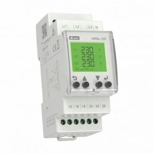 Multifunkční hlídací napěťové relé v 3F s LCD displejem HRN-100/2