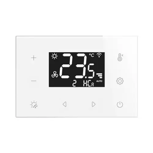 WiFi skleněný zónový termostat INELS Elko EP RFTC-7/W 9417 bílý