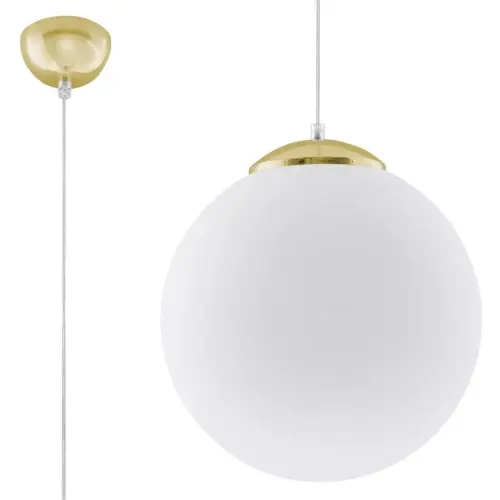 Závěsné svítidlo SOLLUX UGO 30 zlaté E27 1x60W bez žárovky SL.0716
