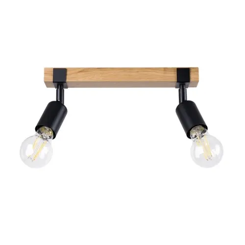 Stropní svítidlo SOLLUX ZUCA 2 černé E27 2x15W bez žárovky SL.1296