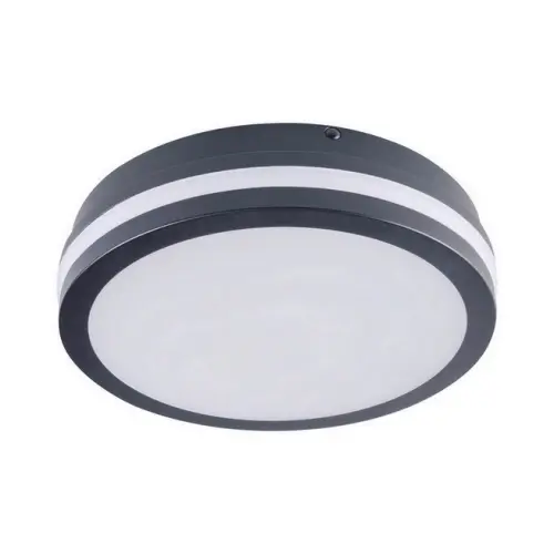 Kanlux Stropní LED svítidlo BENO 12-18W CCT-O G grafit pr. 22 cm