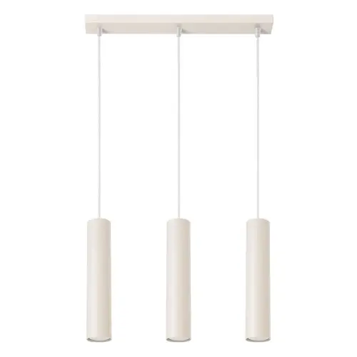 Závěsné svítidlo SOLLUX LAGOS 3L krémová GU10 3x10W bez žárovek SL.1481