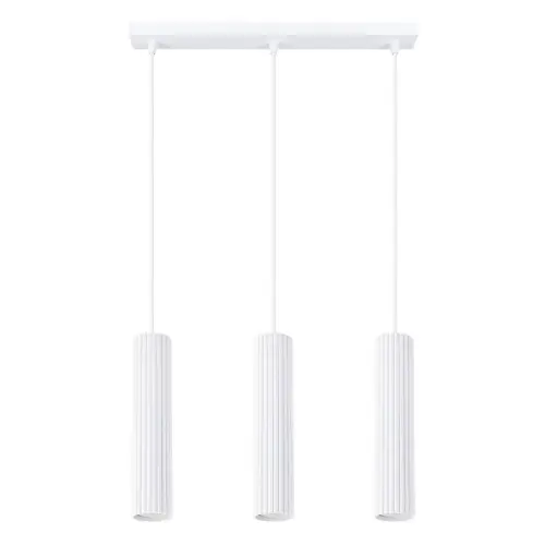 Závěsné svítidlo SOLLUX KARBON 3L bílá GU10 3x10W bez žárovek SL.1537