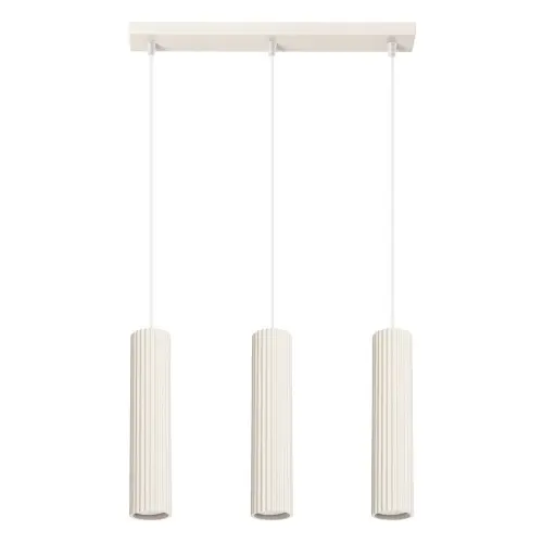 Závěsné svítidlo SOLLUX KARBON 3L krémová GU10 3x10W bez žárovek SL.1594