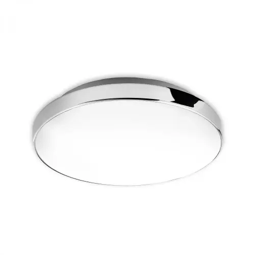 Stropní LED svítidlo BRILONER průměr 28,5cm 13W bílé-chrom 3351016