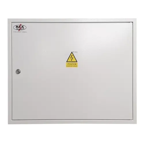 Elektroměrový rozvaděč REX Elektro RE 1/1/VP+36M podružná část vpravo zapuštěný pro ČEZ s hlavním vypínačem 59367