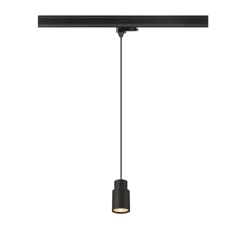 Lištové závěsné svítidlo SLV PURI 2.0 Tube GU10 6W 200cm černé 1008275 bez žárovky