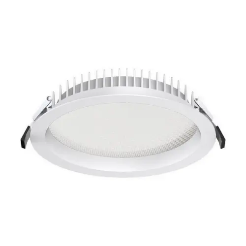 Vestavné LED svítidlo PROLUMIA Pro-Logic 200 Ø228x53mm pro výřez Ø 200-210mm 25W IP54 bílá 3000/3500/4000K nastavitelný výkon 421741 41