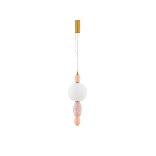 Závěsné LED svítidlo NOVA LUCE ORBIE 12W 3000K keramika a sklo 9009152