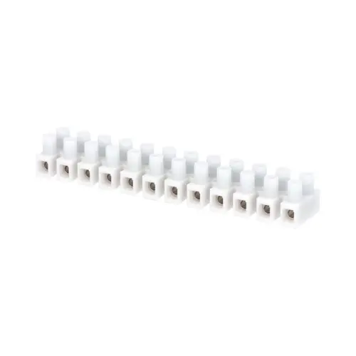 Svorkovnice lámací mosaz PA12S 12x1-6mm2 bílá (čokoláda) 1101041