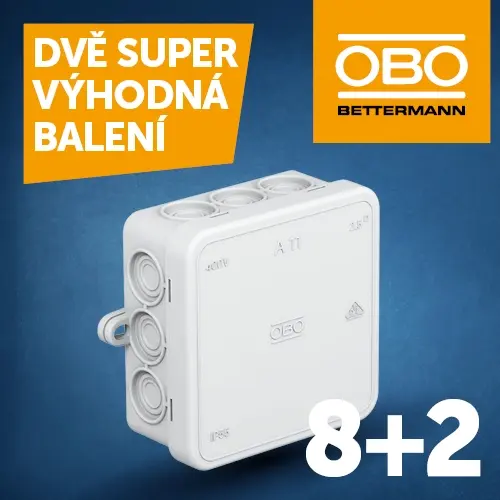 Krabice OBO A11 IP54 85x85x40 2000342 AKCE 8+2