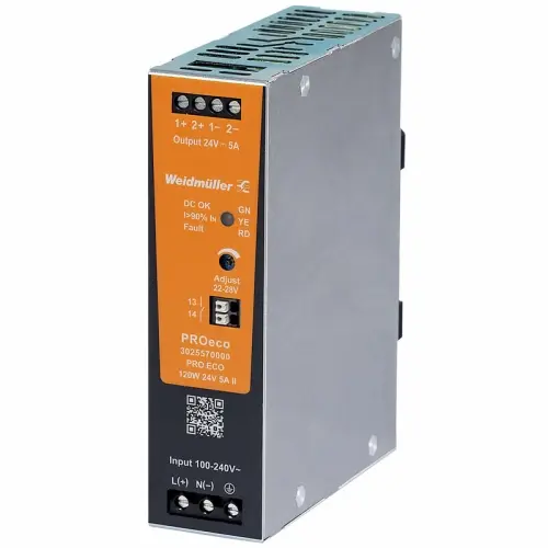 Spínaný napájecí zdroj Weidmüller PROeco 120W 24V 10A 3025570000