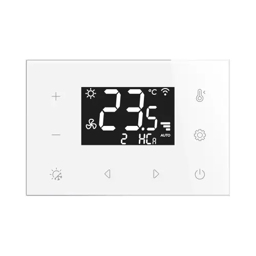 WiFi skleněný zónový termostat s vestavěným relé INELS Elko EP RFTC-6/W 9484 bílý