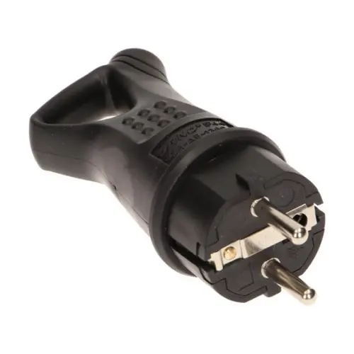 Vidlice gumová unischuko IP44 s ouškem ORNO 7OR-AE-1369