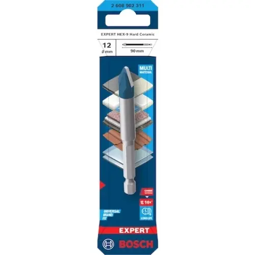 Vrták EXPERT HEX-9 Hard Ceramic 12x90mm Bosch 2.608.902.311