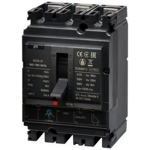 Jistič ETI NBS-TMS 160/3L 160A 3P 004673009