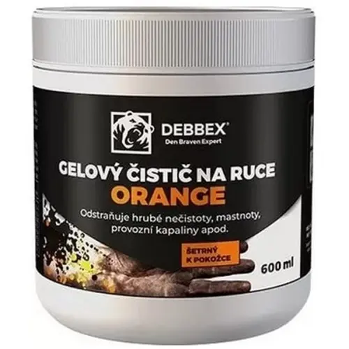 Den Braven DEBBEX gelový čistič na ruce ORANGE 600ml B90171DBX