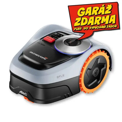 Bezdrátová autonomní robotická sekačka SEGWAY Navimow i208E AWD 800m2 + garáž zdarma