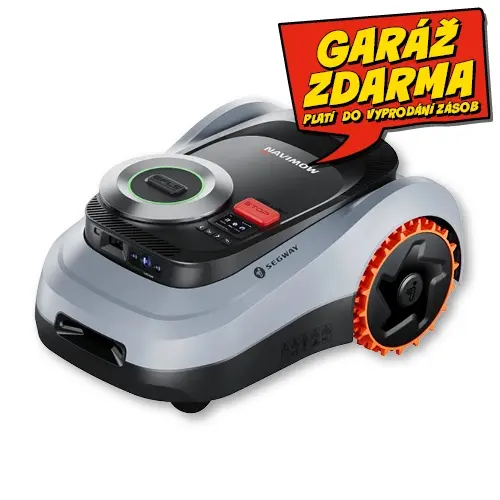 Bezdrátová autonomní robotická sekačka SEGWAY I220 Lidar 2000m2 + garáž zdarma