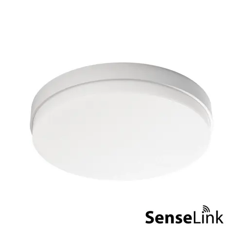 Přisazené LED svítidlo PROLUMIA Prodisc III Ø 335mm max 22W SenseLink-sensor bílá 3000-3500-4000K 120° IP54 40008271