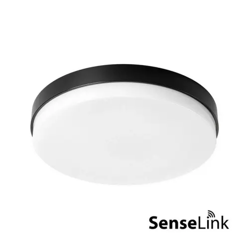 Přisazené LED svítidlo PROLUMIA Prodisc III Ø 335mm max 22W SenseLink senzor černá 3000-3500-4000K 120° IP54 40008276