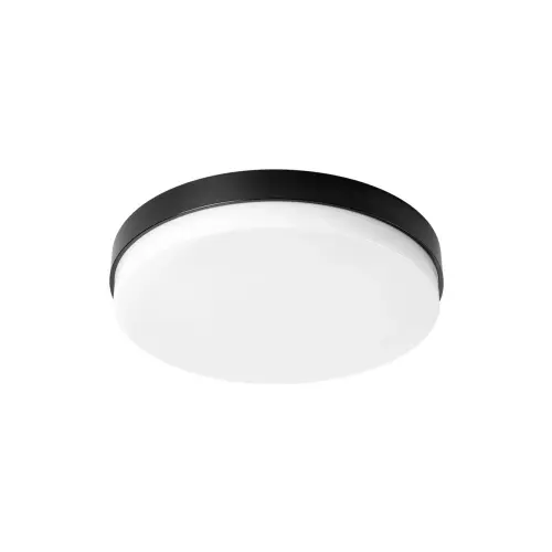 Přisazené LED svítidlo PROLUMIA Prodisc III Mini Ø 267mm max 9W zap/vyp černá 3000-3500-4000K 120° IP54 40008285