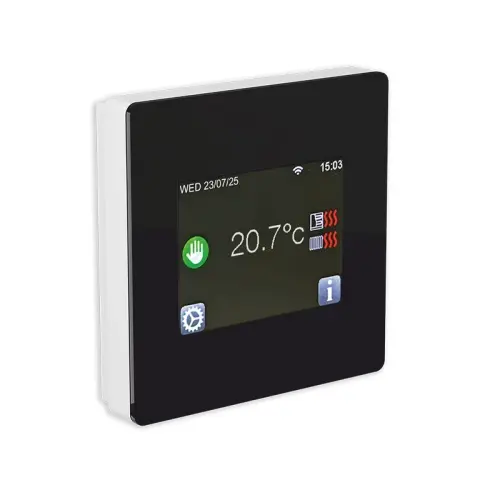 Termostat podlahový dotykový Fenix TFT WiFi RF-modul 4200144 černý