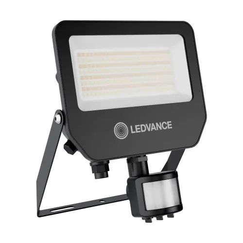 LED reflektor LEDVANCE FLOODLIGHT COMPACT GEN2 42W/24W 3000K/4000K/6500K 6100lm/3600lm s pohybovým čidlem černý