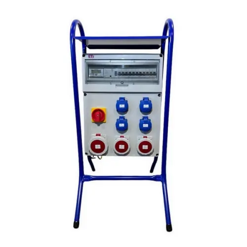 Staveništní rozvaděč ETI EDS19S RCD 4/3 16/32/VYP/E B elektroměr vypínač chránič zásuvky 1x32A 5p 2x16A 5p 4x230V 004483520