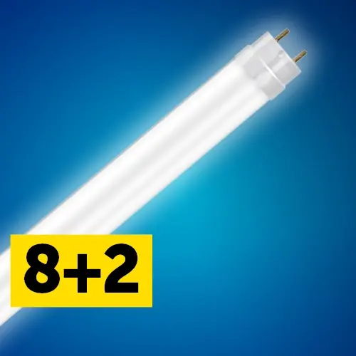 LED trubice zářivka LEDVANCE LED TUBE Value T8 EM 120cm 17,7W (36W) 4000K výhodné balení 8+2