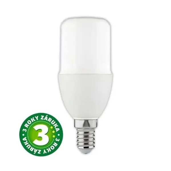 Prémiová LED žárovka E14 7W 806lm T38, denní, ekv. 60W, 3 roky
