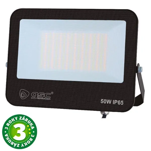 Prémiový utratenký LED reflektor 50W 4100lm, měnitelná teplota světla CCT, 3 roky záruka