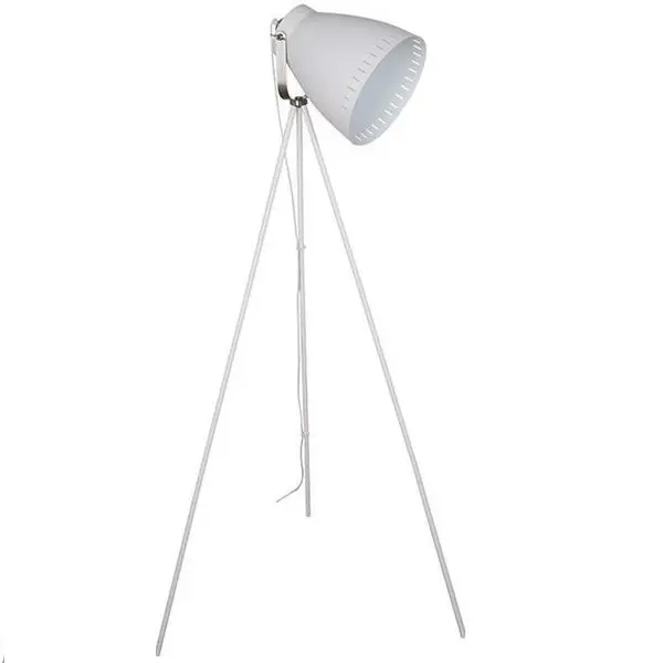 Solight stojací lampa Torino, trojnožka, 145cm, E27, bílá