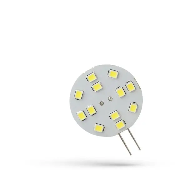 LED žárovka G4 2W 230lm 12V, studená, ekvivalent 23W