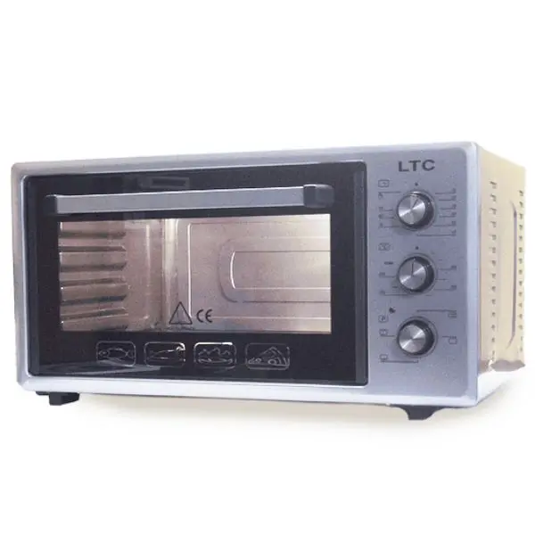 Elektrická trouba LTC 48l, 1500W, šedá, horní a spodní ohřev, s grilem