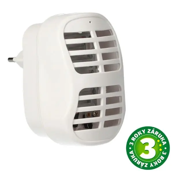 Elektrický lapač hmyzu do zásuvky Bamako, UVA LED, 25 m2, 1W, 3 roky záruka