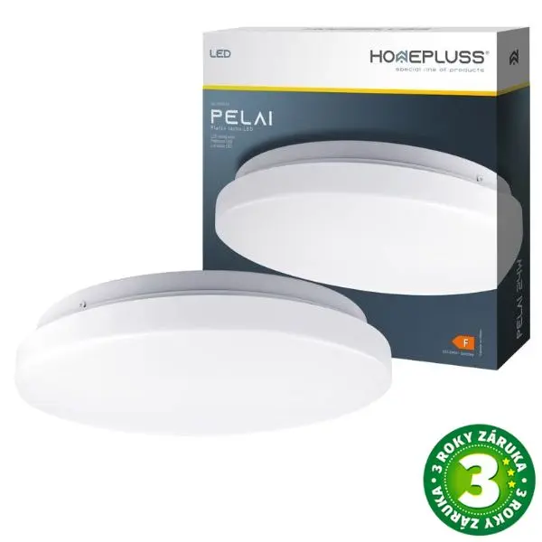 Prémiové LED stropní svítidlo Pelai 35cm 24W 1920lm studená barva světla