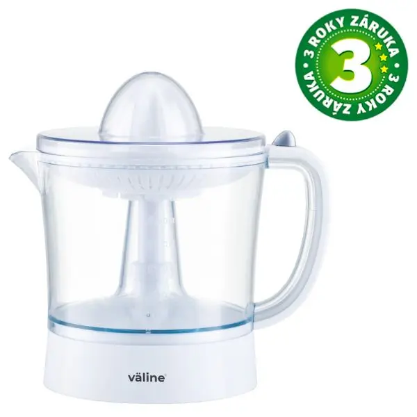 Elektrický odšťavňovač Väline Bekily 40W, 1 l, na citrusy, bílý, 3 roky záruka
