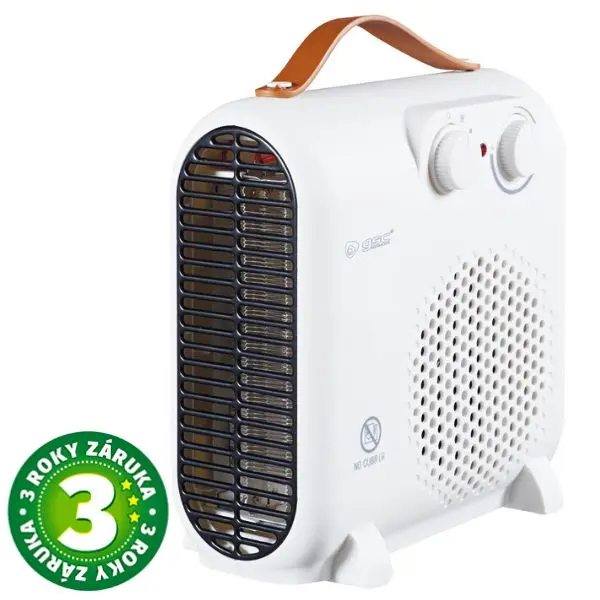 Přenosný přímotop + ventilátor, 2 stupně topného výkonu, max 2000W, na 20m2