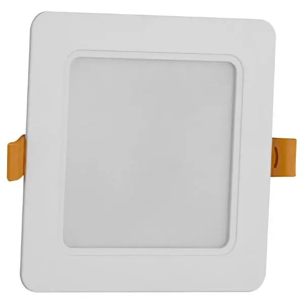 Vestavný LED panel 9W 900lm, studená, čtvercový, 12cm